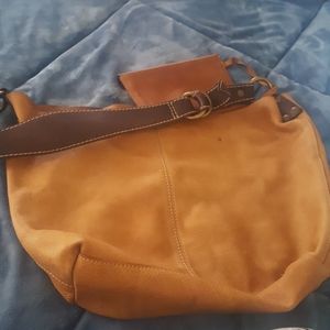 lucky brand leather sholder bag